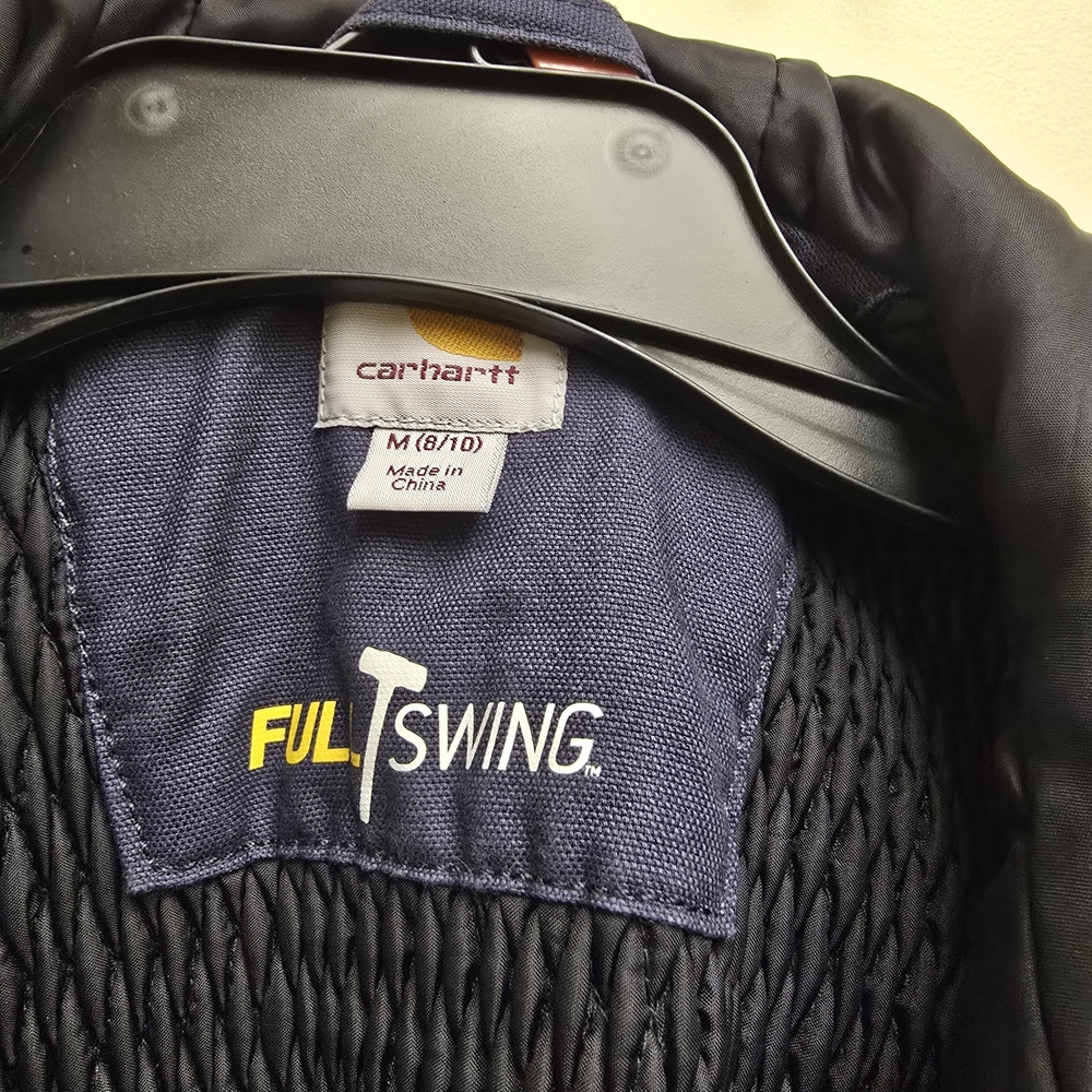 Carhartt Navy Blue Hooded Jacket - Picture 5 of 6